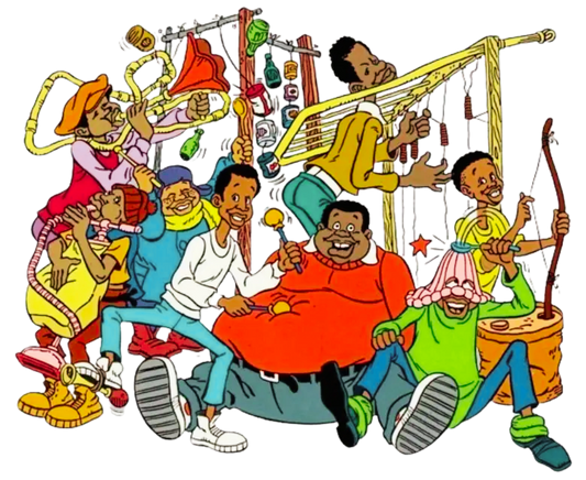 Fat Albert and the Gang together again iron on!